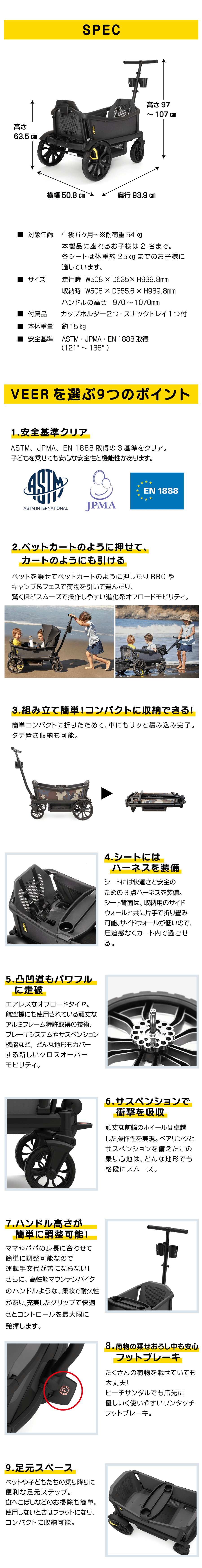 アウトドアワゴンの新定番!veer
